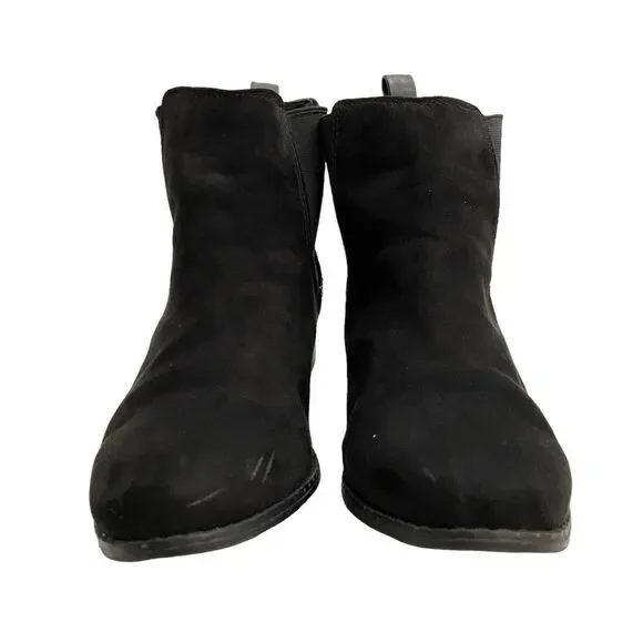 Gap Chelsea Flat Boots in Size 9 Color True Black - Picture 5 of 12